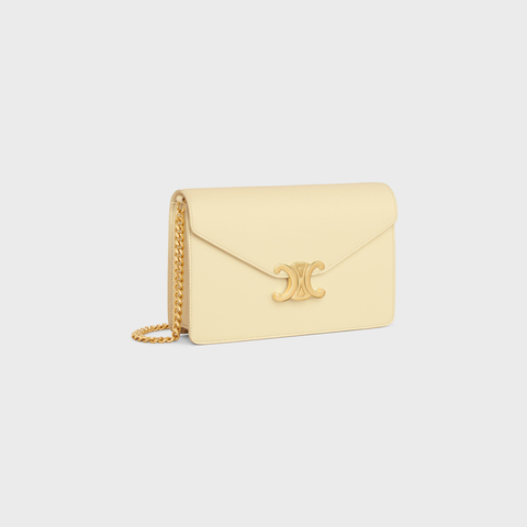 WALLET ON CHAIN MARGO IN SHINY CALFSKIN SUNLIGHT - Image 2